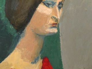 Andre Derain 1880 1954 Large Signed Oil Portrait Major Painter Fine