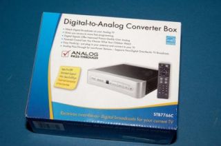 RCA Digital to Analog TV Tuner Converter Box   Brand New in Box