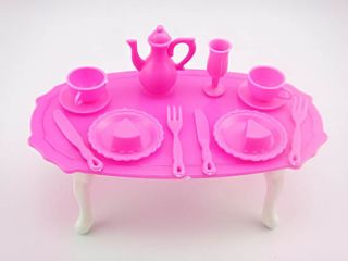   Dining Room Furniture Dollhouse Dining Table Set Toys Dining Table