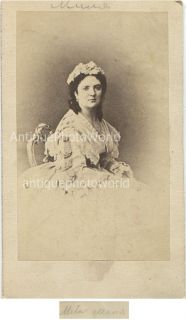 Opera singer Mathilde Deschamps antique CDV photo
