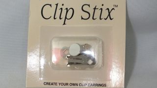 Clip Stix Quik Easy Create Your Own Clip on Pierced Earrings Converter