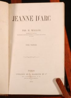 1860 Jeanne DArc by H Wallon Joan of Arc First Ed