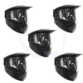  XVSN X VSN Anti Fog Airsoft Paintball Goggles Mask   Black 5 Pack 8220