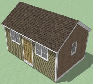 12x18 Shed Plans  How To Build Guide   Step By Step   Garden / Utility