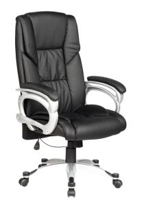High Back Executive Leather Ergonomic Computer Chair 15
