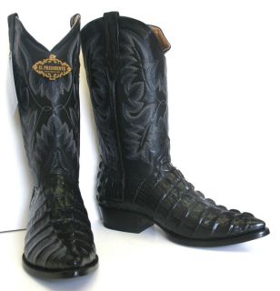 Crocodile Alligator Tail Cut Design Cowboy Boots