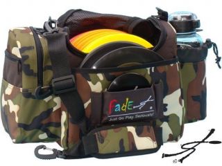  CRUNCH DISC GOLF BAG + STRAP. AWESOME DUDE CAMO BAG camouflage