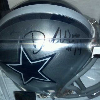 DeMarcus Ware Autographed Mini Helmet