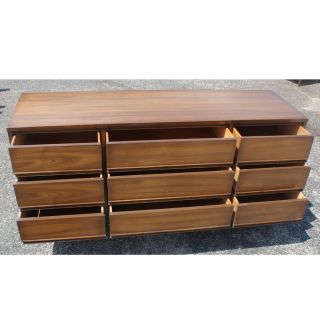 dixie vintage dixie 9 drawer dresser wood construction tapered legs