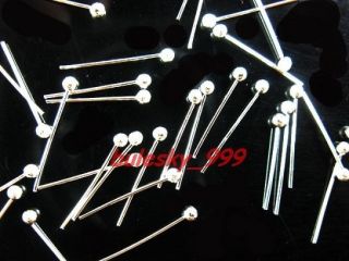 Free Shipping 500pcs Silver Plating Metal Pins 14 5mm