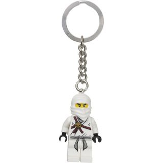 Lego Ninjago Zane White Ninja Minifig Minifigure Keychain