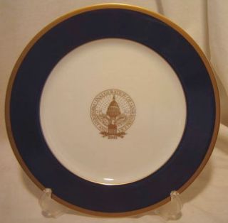 2005 President Inauguration China Dinner Plate 573