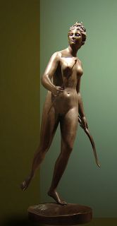 138 Tin 54mm Toy Soldier Myth Goddess of Hunt Diana