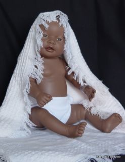 New Diana New Baby African A Baby Doll 22 Real Girl