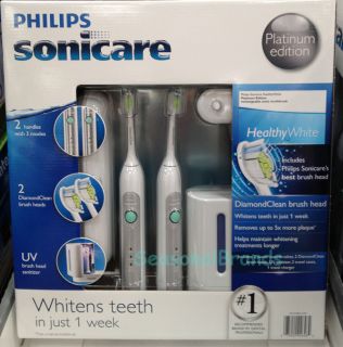  90 Electric Toothbrush 2 Pack Healthy White Platinum Ed ★★