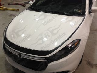 front fascia nose accent for the 2013 up dodge dart with the option of