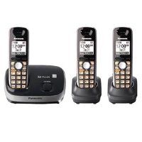 Panasonic KX TG6513B DECT 6.0 PLUS Cordless Phone System 3 Handsets