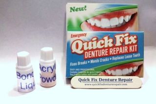  Denture Repair Kit Emergency Broken Partial Tooth Repair Kit