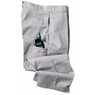 Dickies Mens DOUBLE KNEE Style #85283 Cell Phone Pocket SILVER GRAY SV