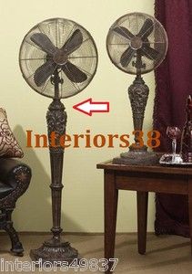 55 Decorative Tuscan Scrolls Floor Standing Oscillating Whisper Fan 3