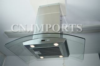36 Island Mount Stainless Steel Range Hood Vent C D01 Is 90 with