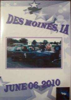 Des Moines IA Team Demolition Derby DVD 06 06 2010