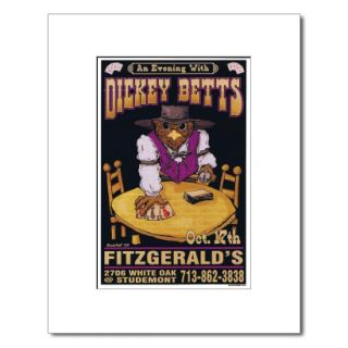Dickey Betts Houston TX 2002 Matted Mini Poster