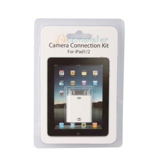 White Mini USB Card Reader Digital Camera Connection Kit Forapple iPad