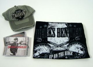Dierks Bentley Fan Package T shirt Baseball Cap Signed CD More