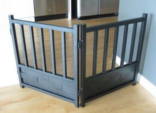 Dog Wrought Iron Freestanding Indoor Pet Gate Fence XL