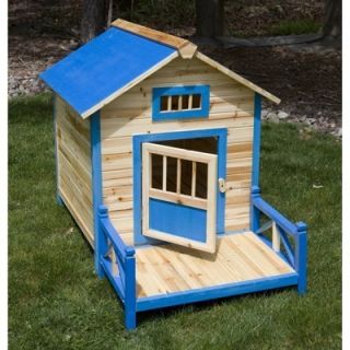 Leisure Season Outdoor Wood Dog House with Porch JWA001