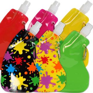 New BPA free Bendable Foldable Plastic Water Bottles 17.5 oz   36 Pcs