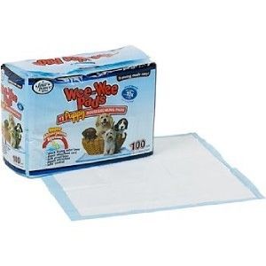 Four Paws Puppy Training Dog Wee Wee Pads 22x23 100 Pack Ct Count Box