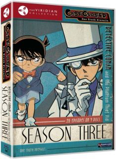Case Closed Uncut Season 3 Collection Anime DVD R1 704400077876