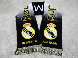  MADRID / BARCELONA SCARF RONALDO, MESSI Soccer Fan Match Jersey Team