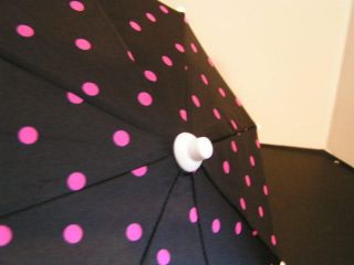 Doll Accessories for 18 American Girl Dolls Pink and Black Poka Dot