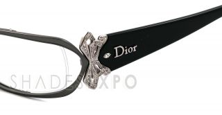 New Christian Dior Eyeglasses CD 3757 Black 27H CD3757 Auth