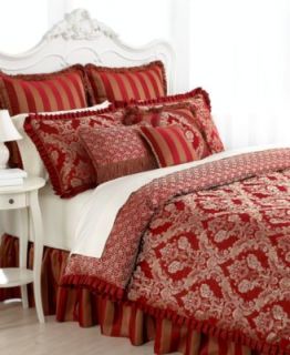 description brand waterford color red size queen fabric polyester