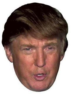 Donald Trump The Apprentice Reality TV Full Head Window Cling Decal