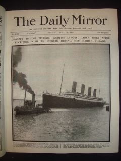  Maritime Disaster 100th Anniversary Newspaper Personalized Book