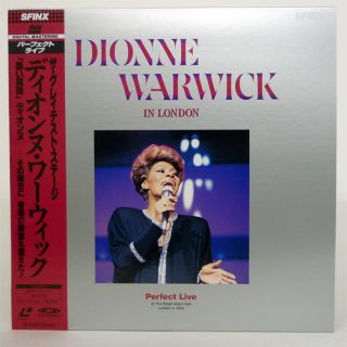 Japan LD Dionne Warwick in London at Royal Hall in 1985