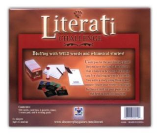  Challenge Bluffing Story Telling Board Game Uses SAT Level Words NEW