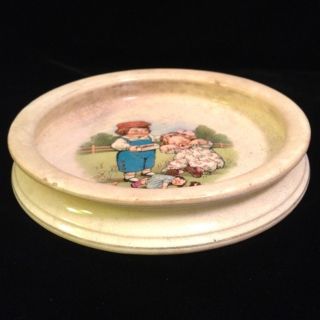 Buffalo Pottery Child Dish Dollie Dimples by Drayton Campbells Soup