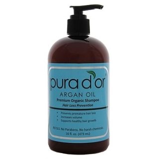 Pura Dor Argan Oil Premium Organic Hair Loss Prevention Shampoo NEW
