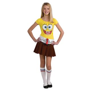 Spongebob School Girl Outfit Halloween Costumes Teen 2 6
