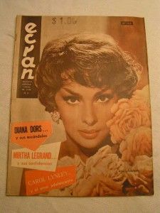gina lollobrigida diana dors ecran magazine 1960
