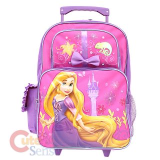 Disney Princess Tangled Rapunzel Large Roller School Backpack/Bag
