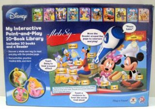 DISNEY My Interactive Point and Play 10 Book Library with Reader Pen