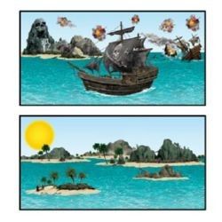 Pirate Party Supplies Decorations Scene Setter Cutouts Props Pirate