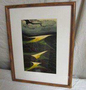  Earle LE Serigraph 139/150. Three Little Fields Signed & With COA